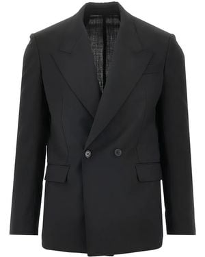 MARSĒM Double Breasted Blazer - Black