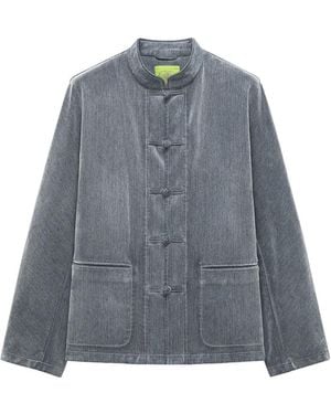 Shanghai Tang Denim Jacket - Grey