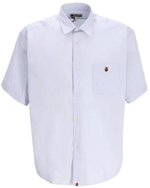 A Bathing Ape Big University Shirt - White
