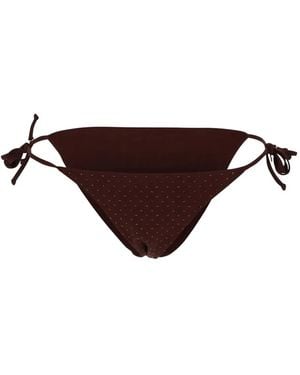 Fisico Bikinihöschen Mit Schnürung - Braun