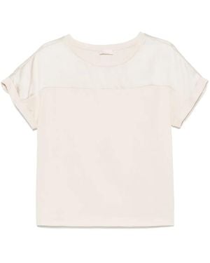 Liu Jo Panelled T-Shirt - White