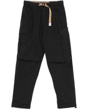 White Sand Tapered Cargo Pants - Black