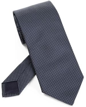 Al Duca d'Aosta Pointed-Top Tie - Blue