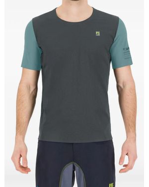 Karpos Ledro Colourblock Crew Neck T-Shirt - Blue