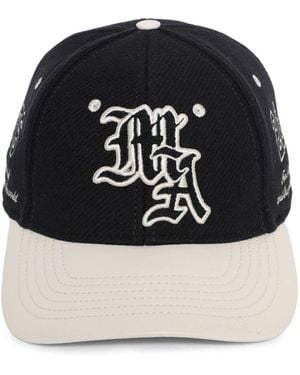 Amiri Cappello Ma Spirit Con Ricamo - Nero