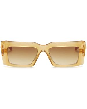 Balmain Imperial Square-Frame Sunglasses - Natural