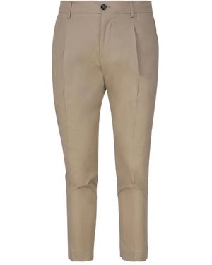 BE ABLE Pleat-Detailed Chinos - Natural