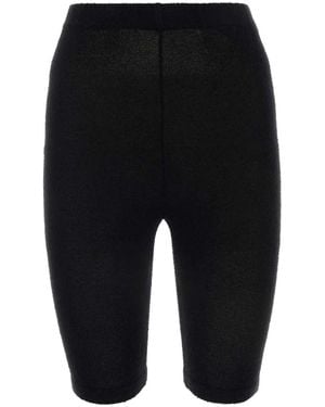 Balenciaga Stretch Terry Shorts - Black