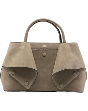 TOTEME Small Mercer Nubuck Tote Bag - Metallic