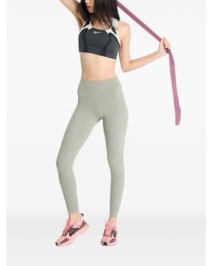 Nike Logo-Print Leggings - White