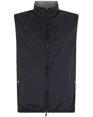 Herno Reversible Zip-Fastening Gilet - Blue