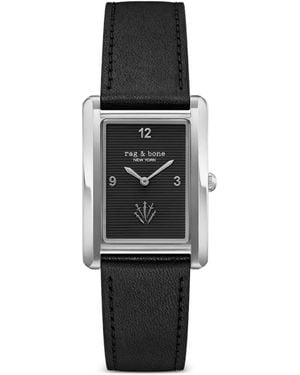 Rag & Bone Reloj Rectangular De 26 Mm - Negro
