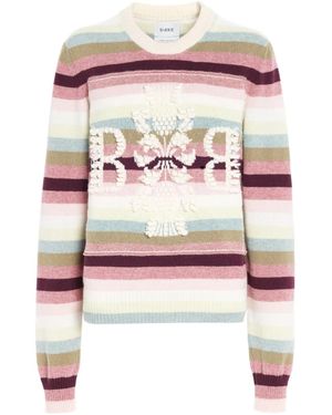 Barrie 3D-Logo Cashmere Jumper - Pink