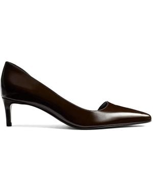 KHAITE Jett D'Orsay Low Court Shoes - Black
