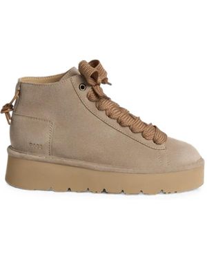 Pànchic P003 Platform Suede Sneakers - Brown