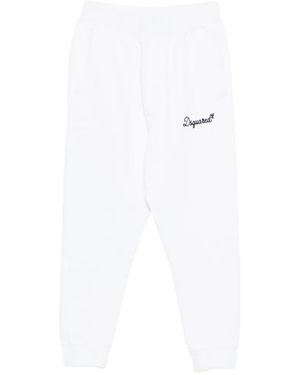 DSquared² Relax Dean Trainingsbroek Met Logo - Wit