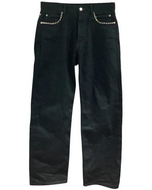 TAKAHIROMIYASHITA TheSoloist. Selvedge Studded Jeans - Black