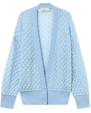Blumarine Cardigan Con Bottoni - Blu
