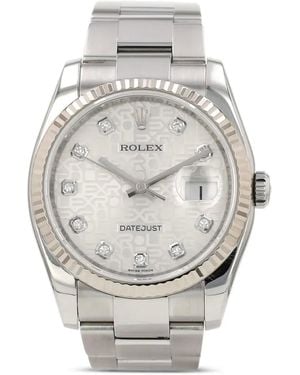 Rolex 2010 Datejust Armbanduhr 36Mm - Grau