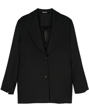 BITE STUDIOS Wool Layered Jacket (Two Piece) - Black