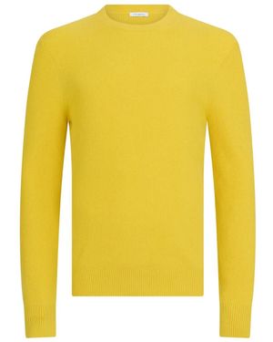 Malo Ribbed Jumper - Yellow