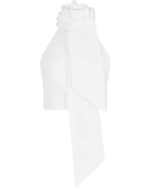 DSquared² "Pussy Bow" Top - White