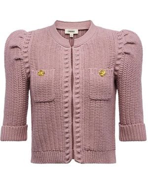 L'Agence Cárdigan de manga farol - Rosa