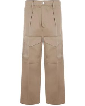 Setchu Pantalon Court À Poches Cargo - Neutre