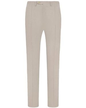 Kiton Belt-Loop Trousers - Grey