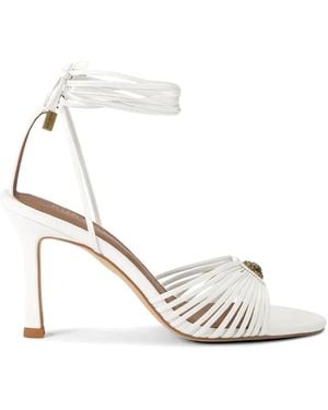 Kurt Geiger 90Mm Leather Heeled Sandals - White