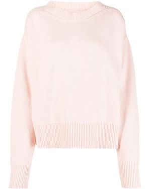 Sa Su Phi Kaschmirpullover Mit Cut-Out - Pink