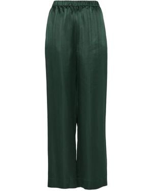 Eres Brocart Striped Pyjamas Bottoms - Green