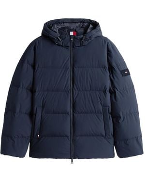 Tommy Hilfiger Hooded Padded Jacket - Blue