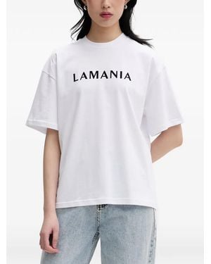 La Mania Chuck Logo-Print T-Shirt - White