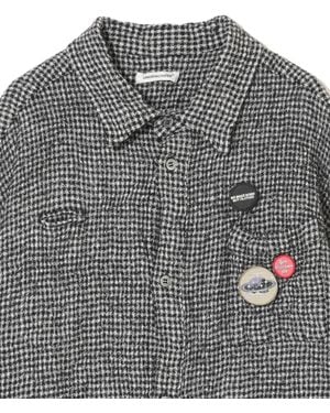 Undercover Checked Wool Shirt - Grey