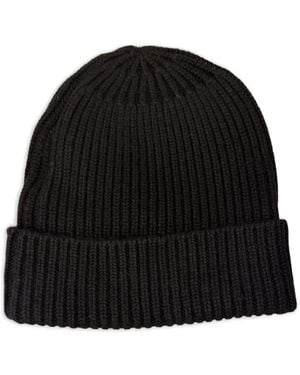 EMERSON RENALDI Gerippte Beanie - Schwarz