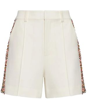 Cinq À Sept Lynn Trim Shorts - White