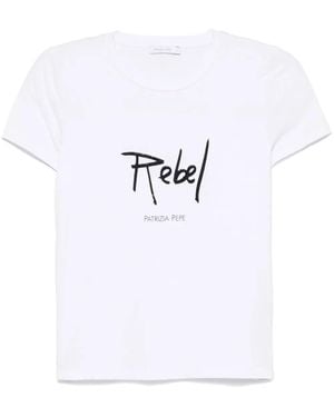 Patrizia Pepe コットン Tシャツ - ホワイト