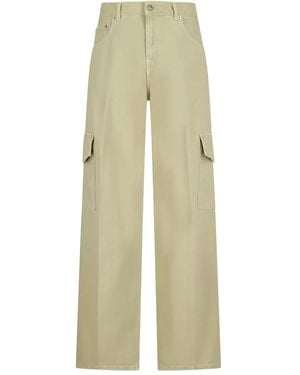 Haikure Twill-Jeans mit aufgesetzten Taschen - Weiß