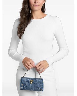Michael Kors Hamilton Moderne Convertible Cross Body Extra Small Bag - White