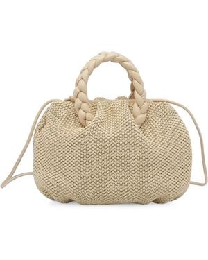 Hereu Medium Bombom Braided Tote Bag - Natural