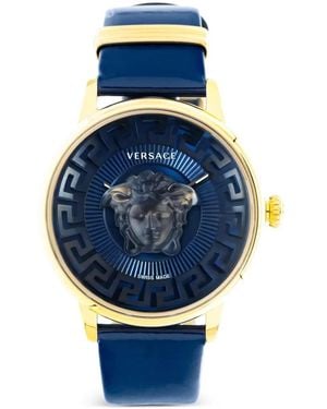Versace Medusa-Detail 38Mm Watch - Blue