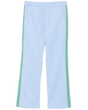 Cynthia Rowley Riley Flared Trousers - Blue