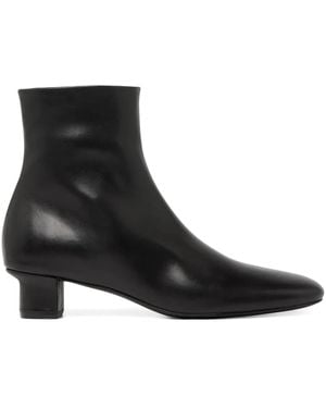 Marsèll Leather Zip-Fastening Boots - Black