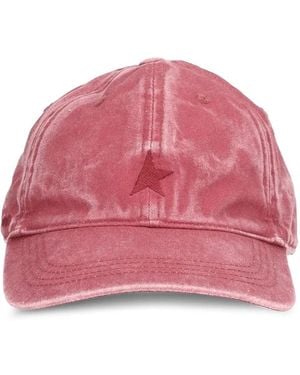 Golden Goose Journey Star-Embroidered Baseball Cap - Pink