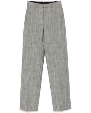 Wardrobe NYC Prince Of Wales-Pattern Straight Pants - Grey