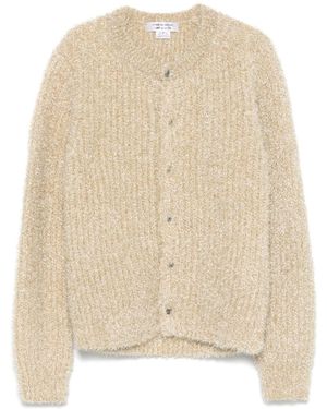 Comme des Garçons Lurex Cardigan - Natural