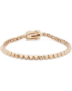 Eddie Borgo Pyramid Tennis Bracelet - White