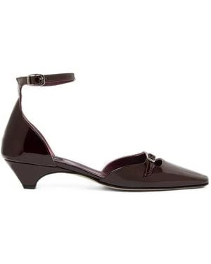 CAREL PARIS Emma Patent Leather Ballet Flats - Red