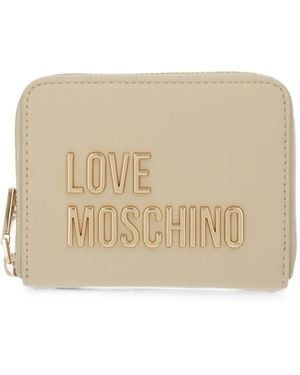 Love Moschino Cartera Con Logo En Relieve - Neutro